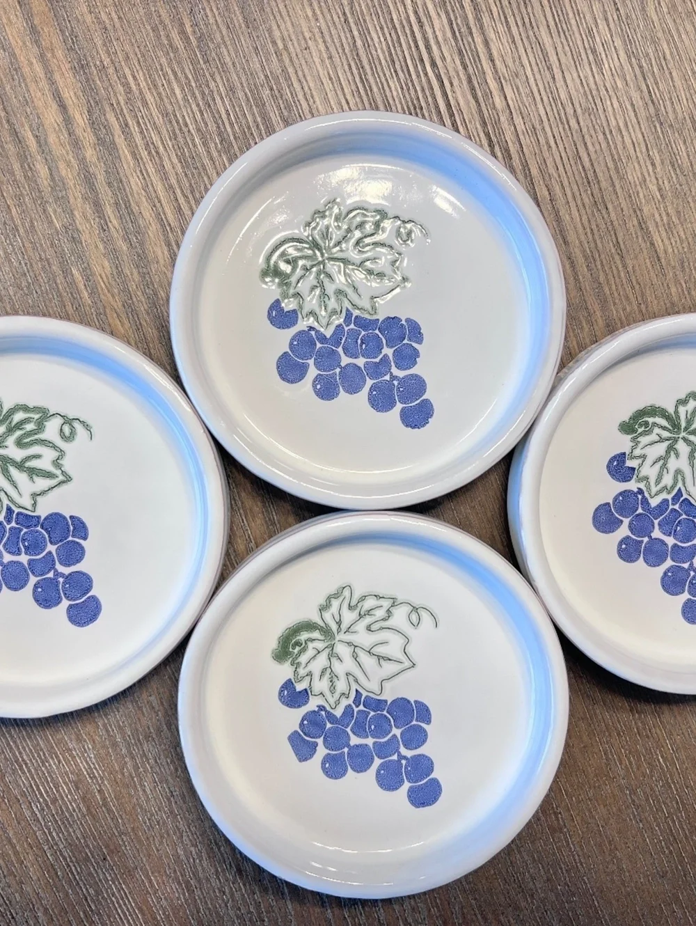Made in Portugal-Set of 4 Terracotta/Clay coasters